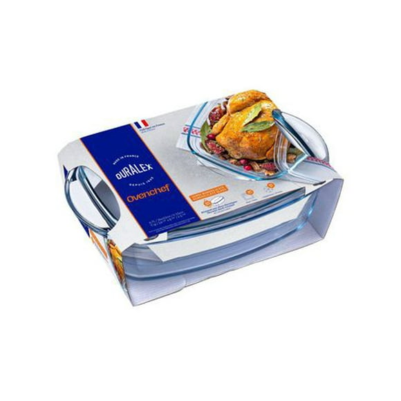 Duralex Ovenchef Reversible Casserole 35 x 22cm 6.7L 2 pieces