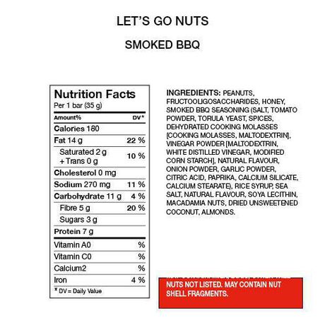 Leclerc Let's Go Nuts Smoked BBQ Bars | Walmart Canada