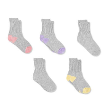 Athletic Works Girls' 10-Pack Crew Socks | Walmart Canada