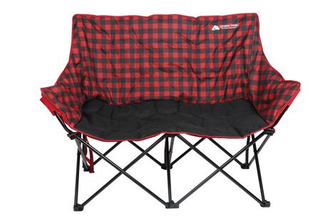 ozark trail padded loveseat camp chair