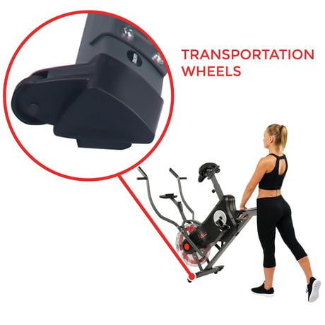 sunny health and fitness air bike