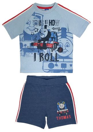 thomas tank toddler shorts boys shirt engine
