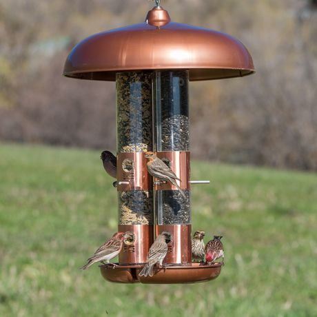 Perky-Pet Copper Triple Tube Bird Feeder | Walmart Canada