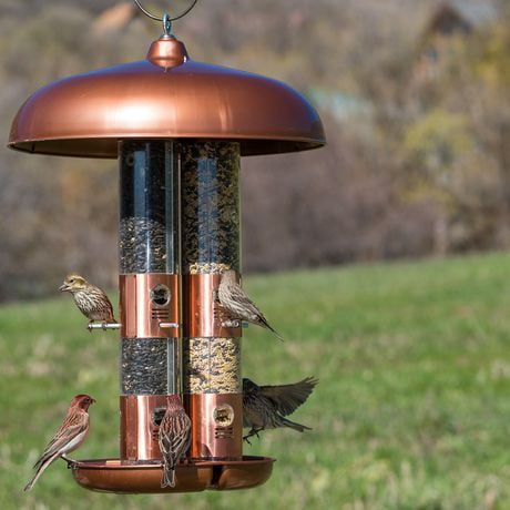 Perky-Pet Copper Triple Tube Bird Feeder | Walmart Canada