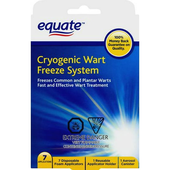 Equate Cryogenic Wart Freeze System, Freezes Common and Plantar Warts
