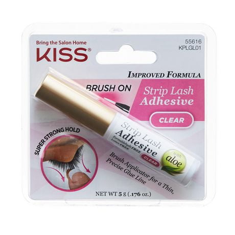 Kiss : Colle à faux cils sur bande - Transparente Application sans faille