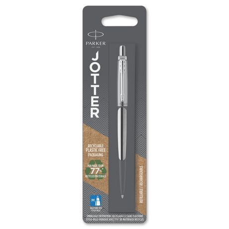 Stylo à bille en acier inoxydable Parker Jotter