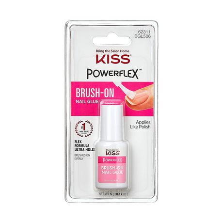Kiss Powerflex - Brush-On, Strong hold for a long wear.