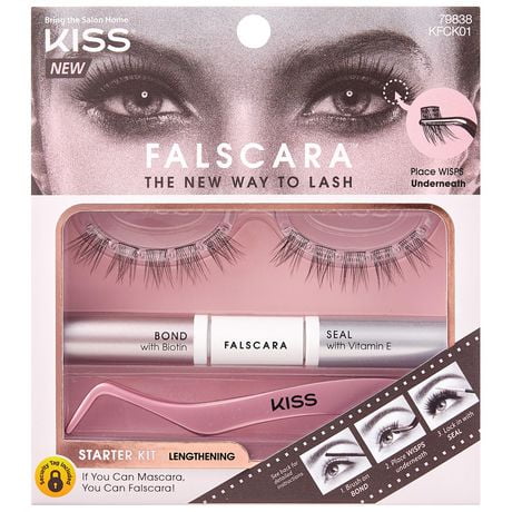 KISS Falscara Eyelash - Starter Kit Lengthening, The new way to LASH!