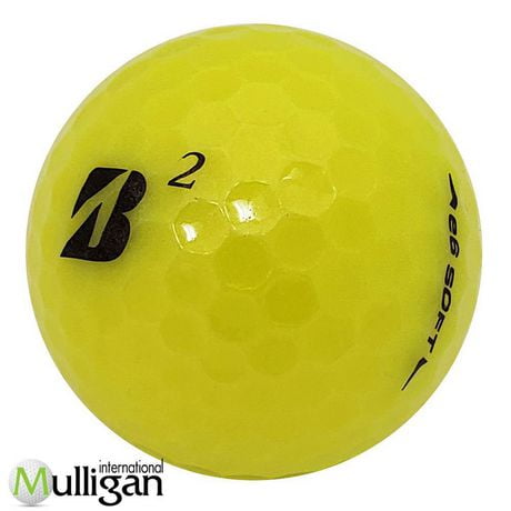 Mulligan - 12 balles de golf récupérées Bridgestone e6 Soft (B) 5A, Jaune