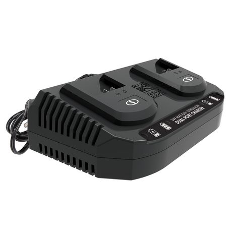 Snow Joe + Sun Joe 24V iON+ Dual Port Quick Charge Docking Station - Black