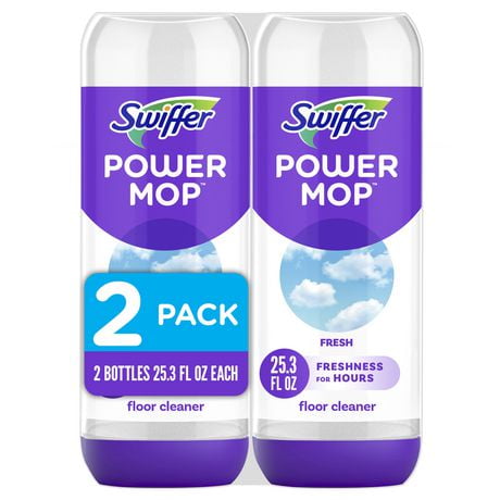 Swiffer PowerMop Floor Cleaning Solution with Fresh Scent, 1.5L