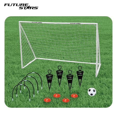 Future Stars 6ft Soccer Goal with Training Accessories