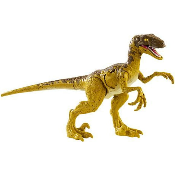 Jurassic World Battle Damage Velociraptor Dinosaur Figure