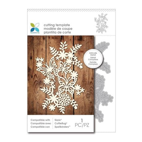 Momenta Tropical Leaf Steel Cutting Die - A2 Size Template For Card Making & Scrapbooking