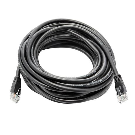 ONN ™ 7.6 meter RJ45 CAT 5E Network Cable (Black) - Walmart.ca