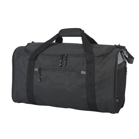 Protege 20" Collapsible Sport and Travel Duffle Bag, Black, 20in Travel Duffle