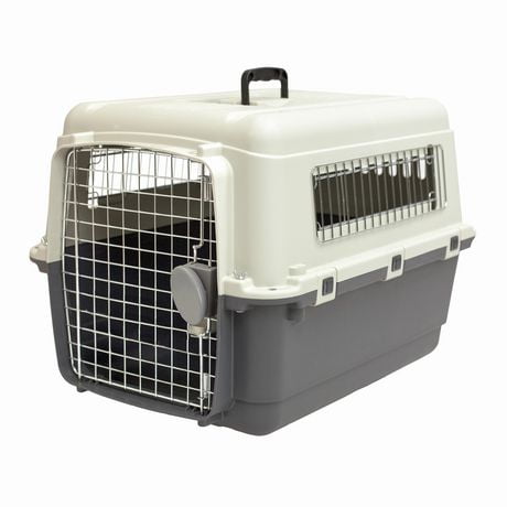 SportPet 27 Inch Durable Plastic Dog Kennel, 27IN PLASTIC KENNEL