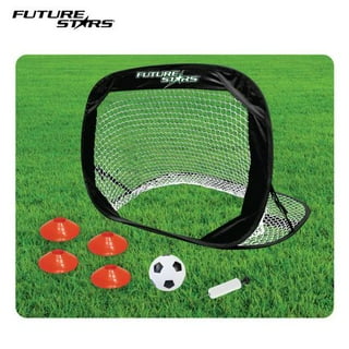 Soccer Goal Kids Soccer Net for Backyard Set of 2 - Size 2.9X2.4 Portable Pop Up Practice Mini Soccer Goals with Carry Case - Lightweight and Foldab