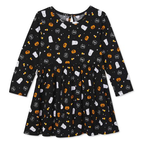 George Toddler Girls' Halloween Long Sleeve Hero Dress | Walmart Canada