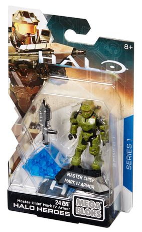 Mega Construx HALO Heroes Master Chief Mark Iv Armor Figure | Walmart ...