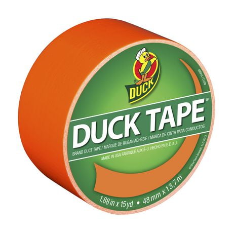 Ruban adhésif de marque Color Duck TapeMD – Orange néon, 48 mm x 14 m 48&nbsp;mm x 14&nbsp;m
