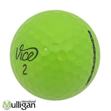 Mulligan - 12 balles de golf récupérées Vice pro mix 5A, Vert