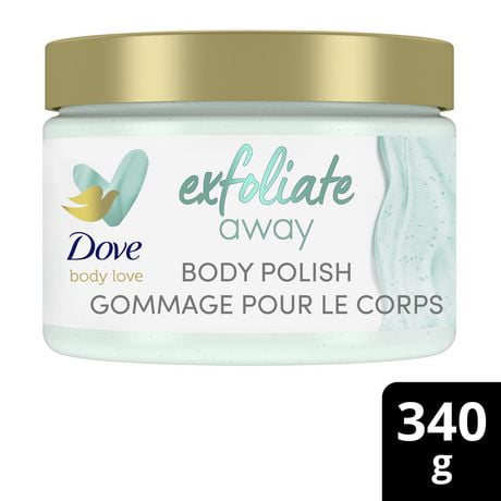 Dove Body Love Exfoliate Away Body Scrub, 340g