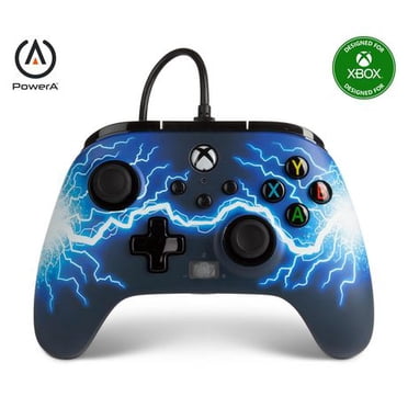 PowerA Enhanced Wired Controller for Xbox – Blue; gamepad, wired video ...