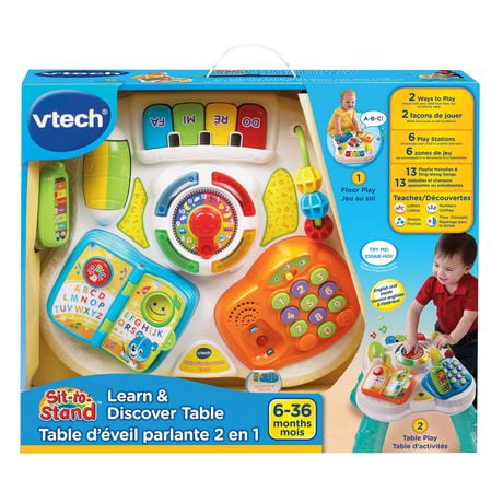 VTech® Sit-to-Stand™ Learn & Discover Table - French Version - (Walmart ...