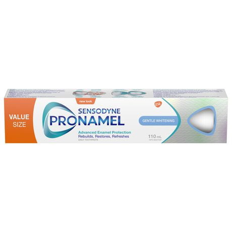 ProNamel Gentle Whitening Enamel Care Toothpaste - Value Size, 110 mL Mint Breeze