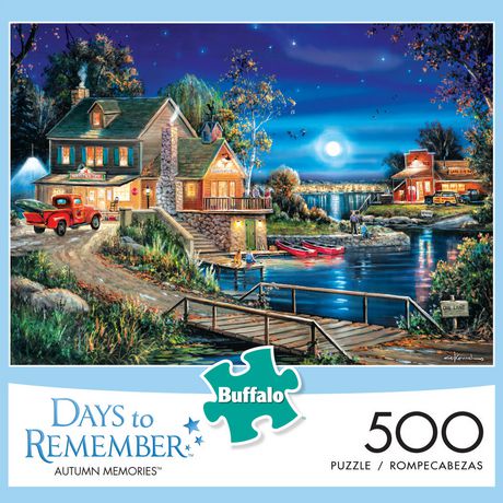 Buffalo Games Days to Remember Autumn Memories 500 Piece Puzzle