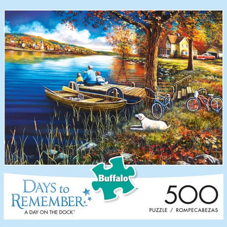 Buffalo Games Days to Remember: A Day on The Dock 500 Piece Jigsaw ...