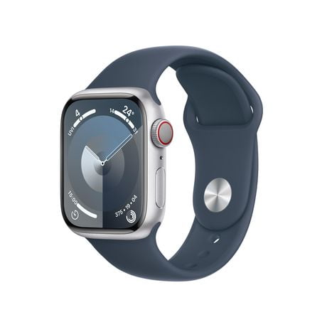 Apple Watch Série 9 GPS Clairement brillante.