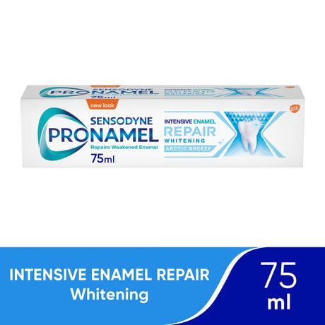 Pronamel Toothpaste for Enamel Care, Intensive Tooth Enamel Repair, Daily Fluoride Toothpaste, Whitening, 75ml, 75 mL