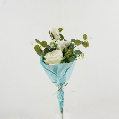 Lerman Decor Bouquet de roses blanches Bouquet de roses blanches
