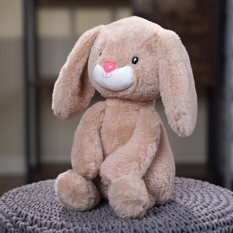 kid connection super soft jungle animal 12''H bunny, Super soft and cuddly plush