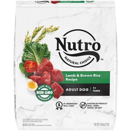 Nutro Natural Choice Adult Dry Dog Food Lamb & Brown Rice Recipe, 2.72-13.61kg