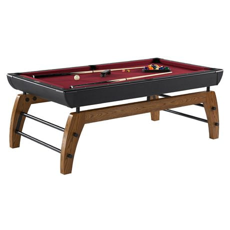 Hall of Games 7 Ft. Edgewood Pool Table, Billiard Accessories Included