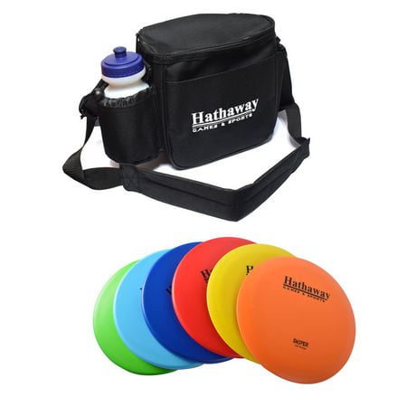 Disc Golf Starter Set with 6 Discs and Case