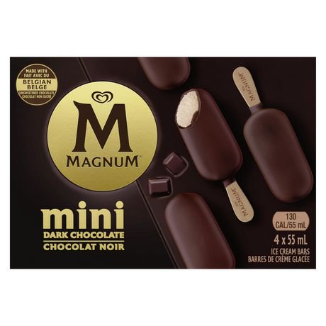 Magnum® Mini Dark Belgian Chocolate Ice Cream Bars | Walmart Canada