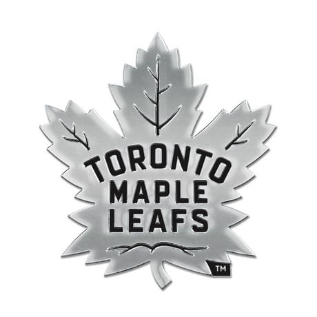 Toronto Maple Leafs Chrome Free Form Auto Emblem<br>