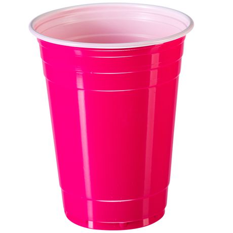 coloured disposable cups