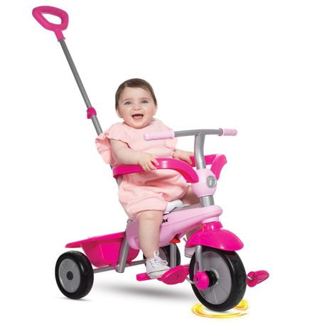 smarTrike Lollipop 3-in-1 Trike - Pink, Lockable pedals!