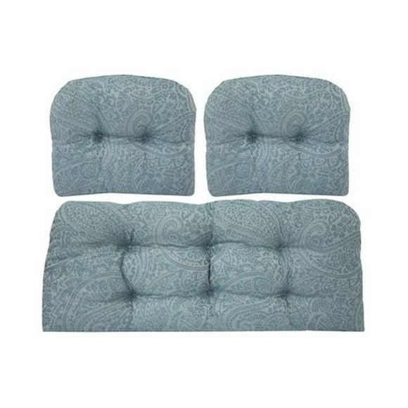 Cushion Set - Loveseat size: 42 x 18 x 4" Cushion Size: 18 x 20 x 4"