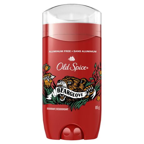 Old Spice Aluminum Free Deodorant for Men, Bearglove, 48 Hr. Protection, 85 g