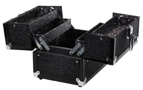 caboodles black makeup case