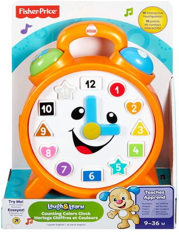 Fisher-Price Laugh & Learn Counting Colours Clock - English Edition ...