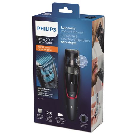 philips beardtrimmer series 7000 vacuum beard trimmer