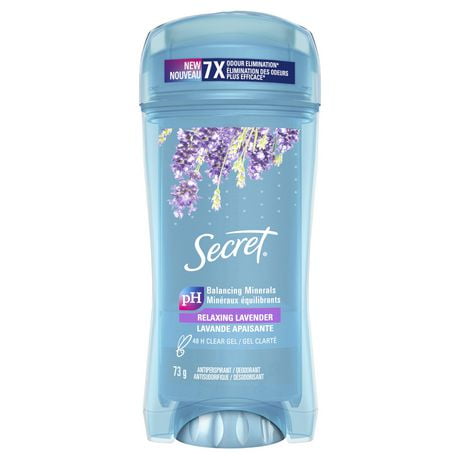 Secret Clear Gel Antiperspirant and Deodorant, Lavender Scent, 73G